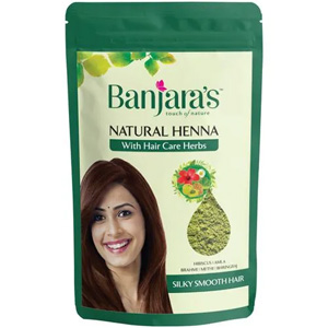 BANJARAS NATURAL HENNA WITH HAIR CARE HERBS 