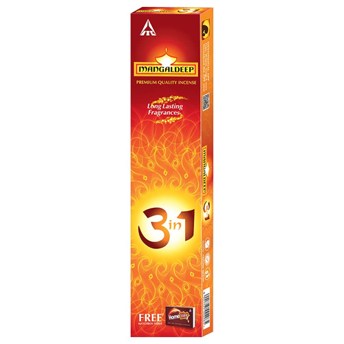 MANGALDEEP  3 IN 1 AGARBATHI