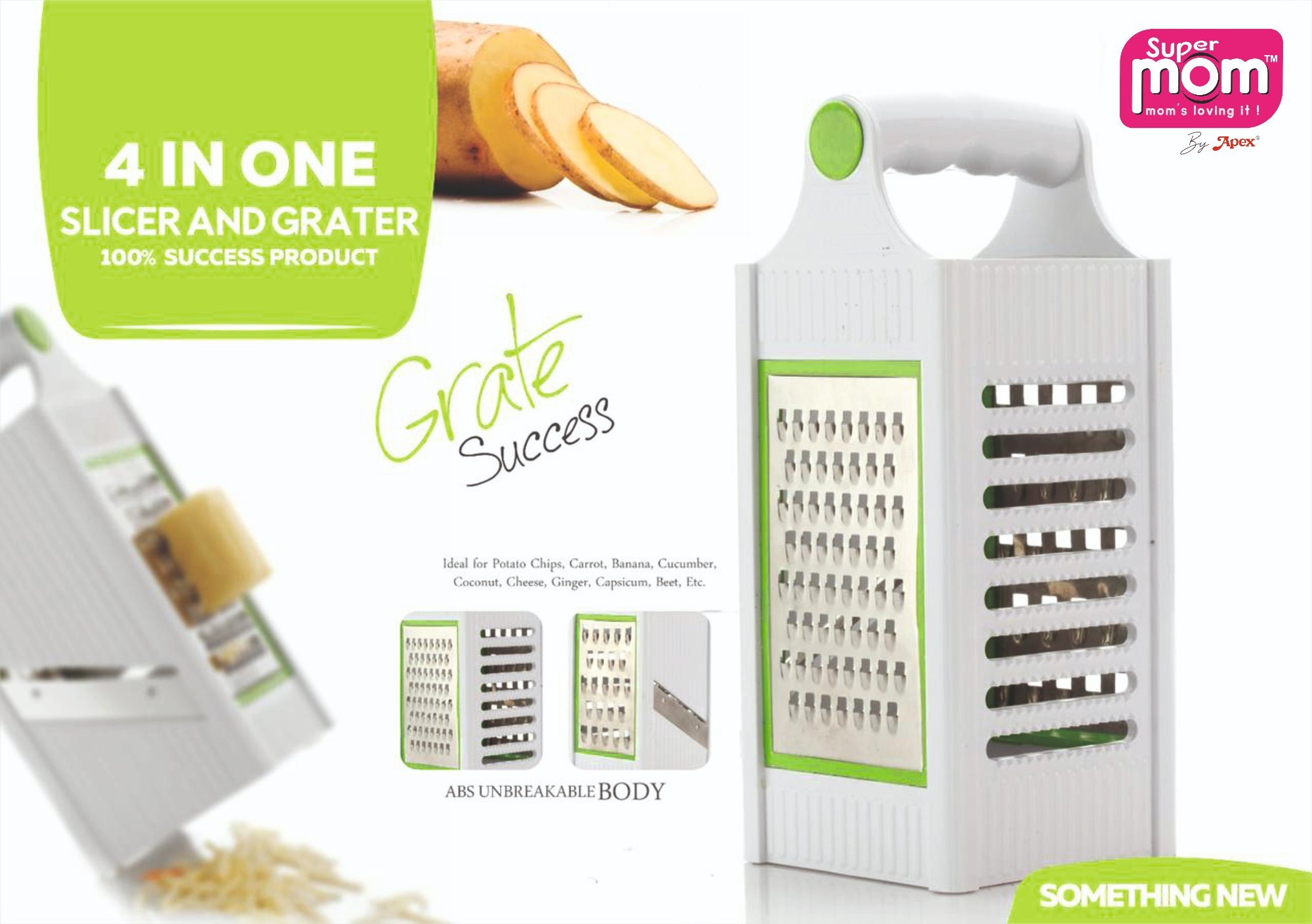 4 IN 1 SLICER & GRATER