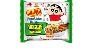 A&M VEGGIE MASALA SHINCHAN NOODLES 