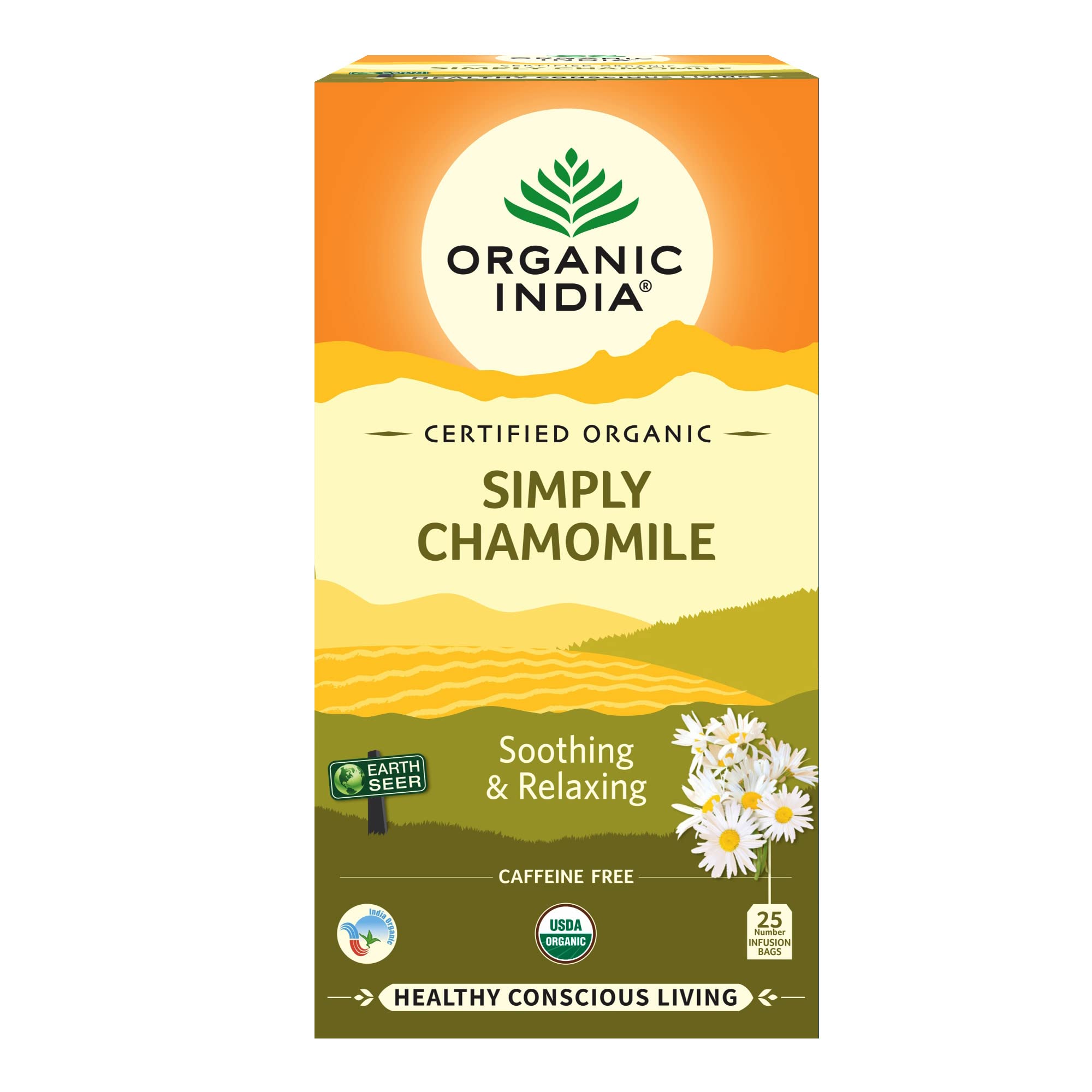 ORGANIC INDIA SIMPLY CHAMOMILE TEA 