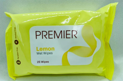 PREMIER LEMON WET WIPES