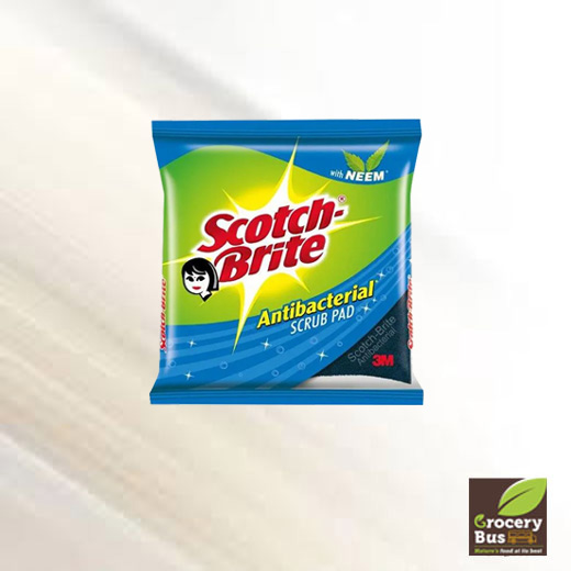 SCOTCH BRITE ANTIBACTERIAL SCRUB PAD 