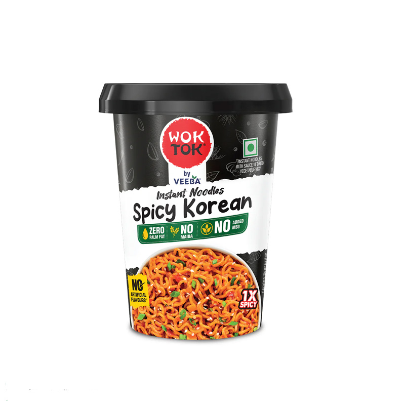 WOK TOK INSTANT CUP NOODLES SPICY KOREAN
