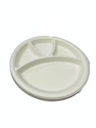 SUGARCANE PLATE 4 COMPARTMENT