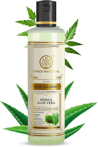 KHADI NATURAL HAIR CLEANSER NEEM & ALOE VERA SHAMPOO