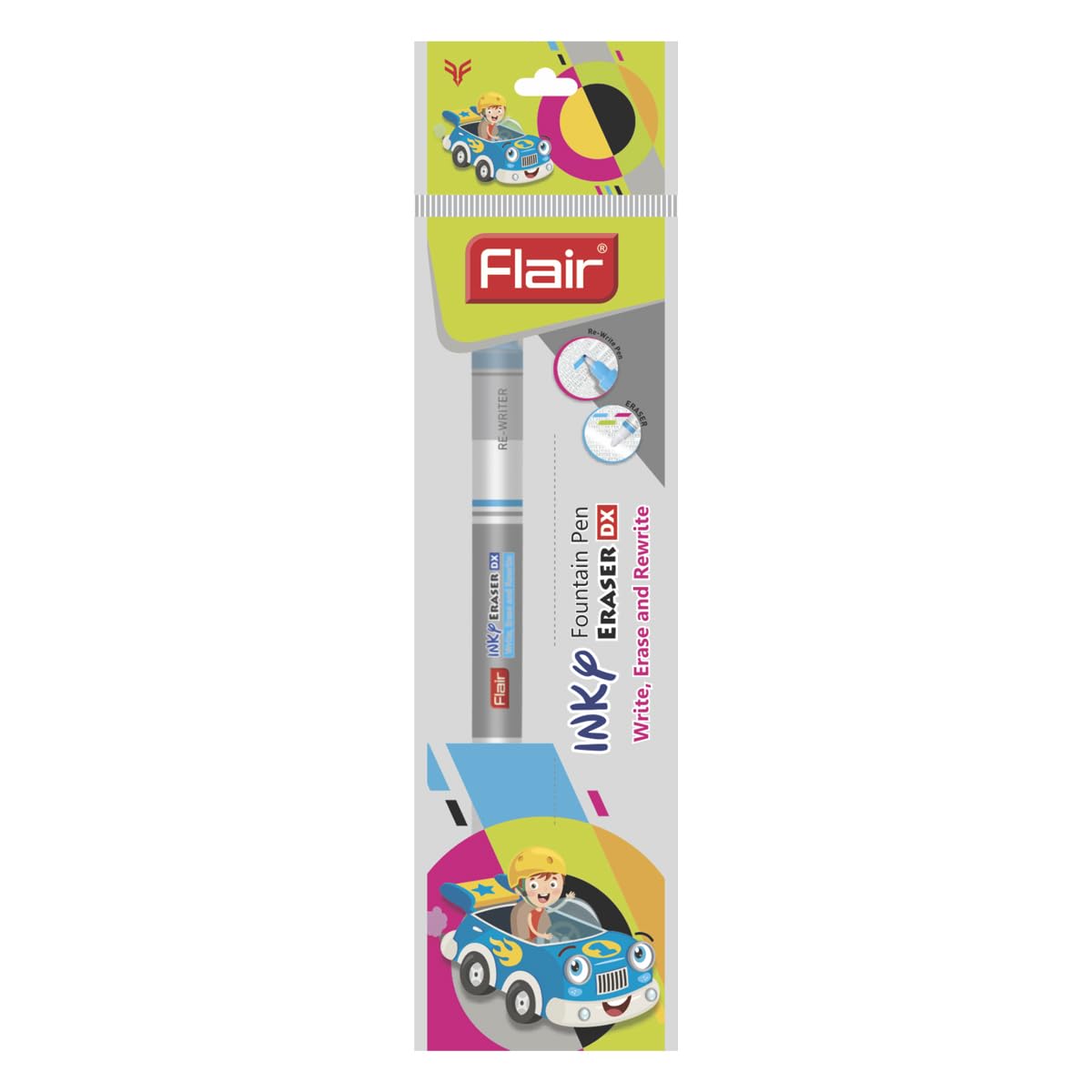 FLAIR INKY FOUNTAIN PEN ERASER DX