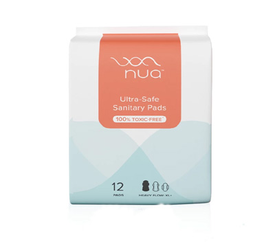NUA SANITARY PADS XL+ 12 PADS