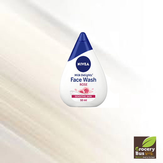 NIVEA MILK DELIGHTS ROSE FACE WASH 