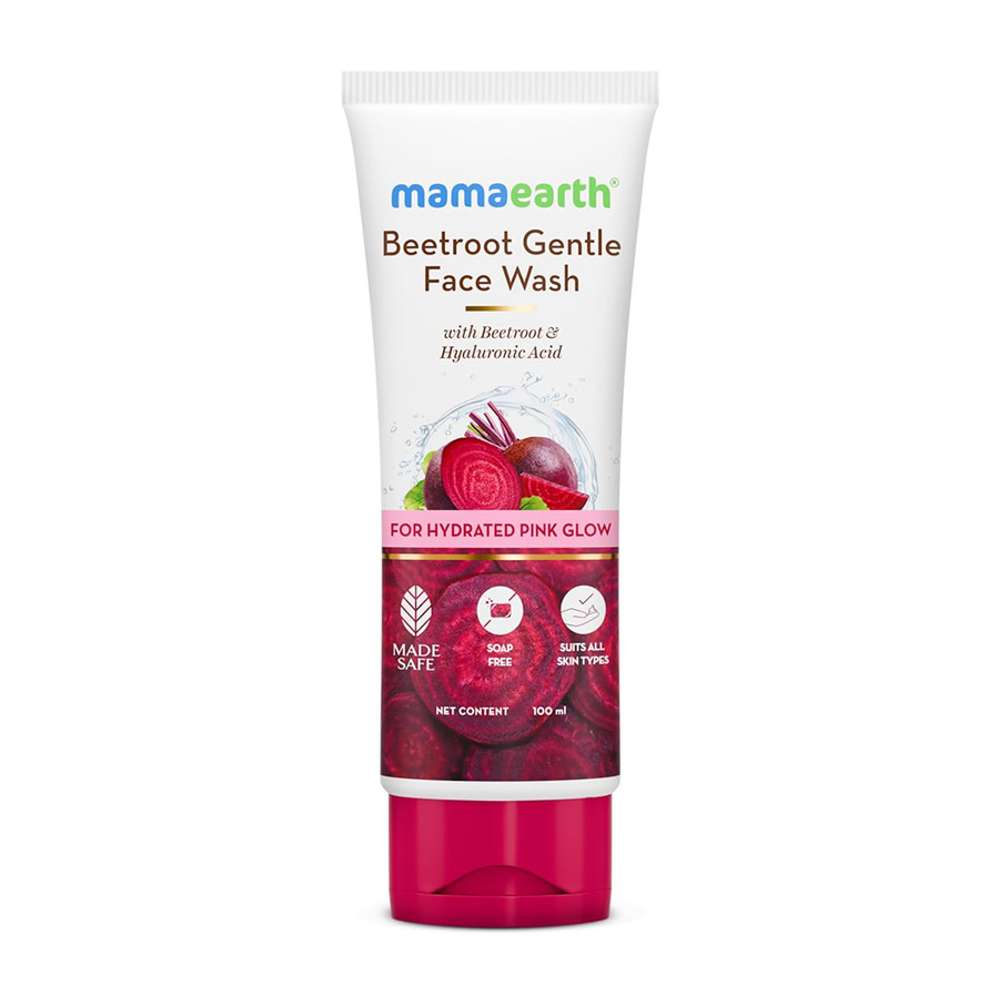 MAMA EARTH BEETROOT GENTLE FACE WASH 
