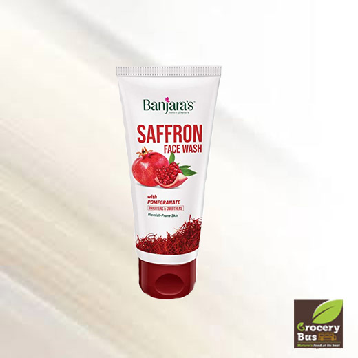 BANJARAS  SAFFRON FACEWASH WITH  POMEGRANATE 