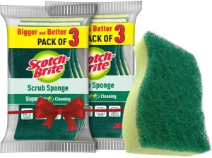 SCOTCH BRITE SCRUB SPONGE BUY2 GET1 FREE