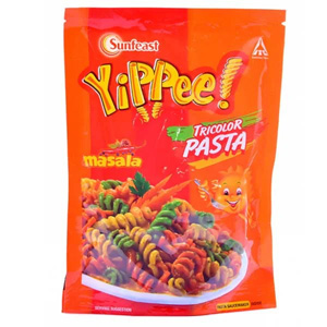 SUNFEAST YIPPEE TRICOLOR PASTA TREAT MASALA