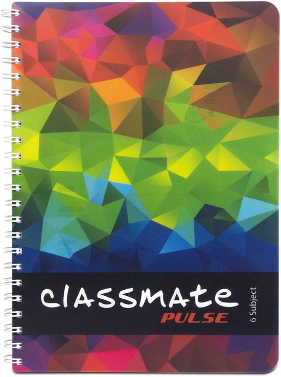 CLASSMATE PULSE 6 SUBJECT NOTE SMALL 302PAGES