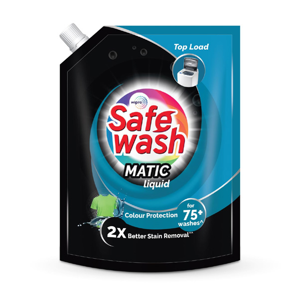 SAFE WASH MATIC TOP LOAD LIQUID POUCH 