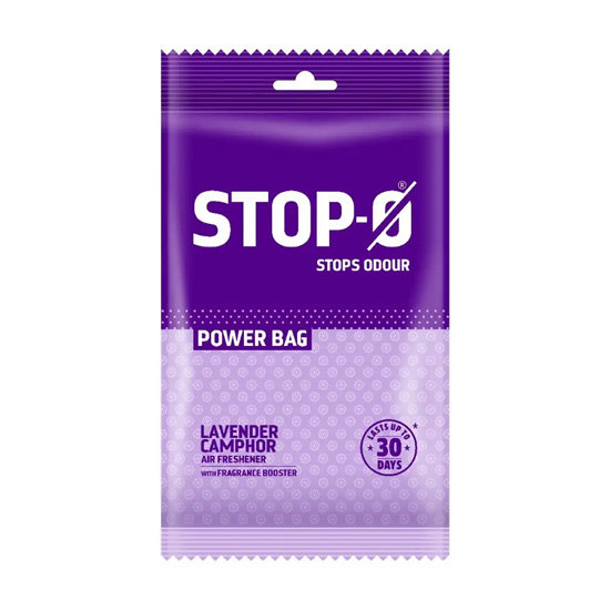 STOP-O POWER BAG LAVENDER CAMPHOR AIR FRESHNER