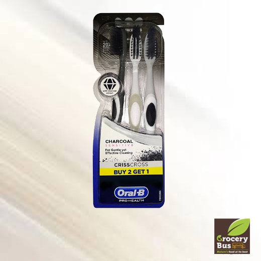 Oral B Charcol Soft 2+1