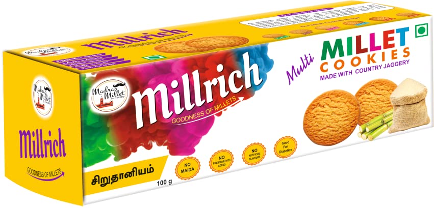 MILLRICH MILLET COOKIES _MULTI MILLET BISCUIT 