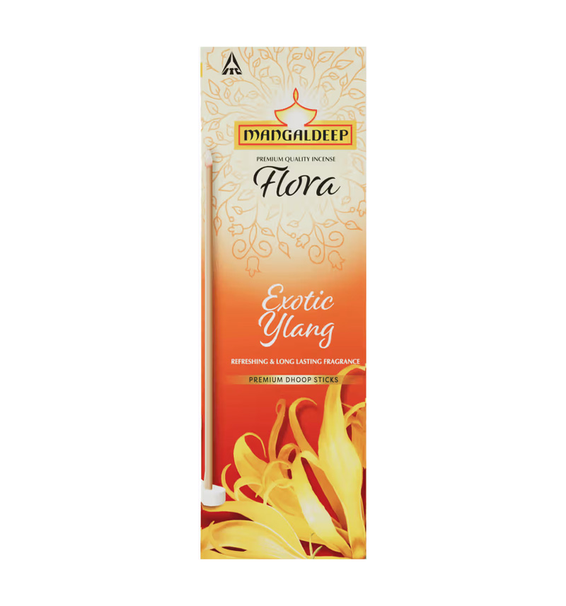 MANGALDEEP FLORA EXOTIC YLANG DHOOP STICKS