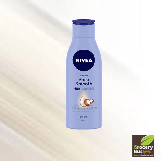 NIVEA SHEA SMOOTH BODY MILK FOR DRY SKIN