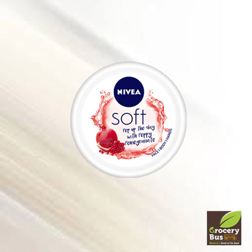 NIVEA SOFT PEPPY POMEGRANATE MOISTURISER 