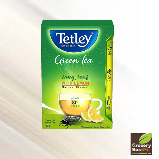 TETLEY GREEN TEA LONG LEAF LEMON