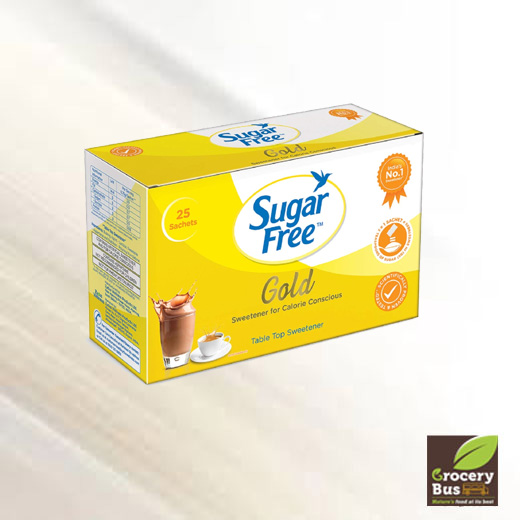 SUGARFREE GOLD 25 SACHETS 