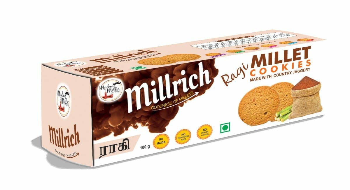 MILLRICH MILLET COOKIES _RAAGI BISCUIT 