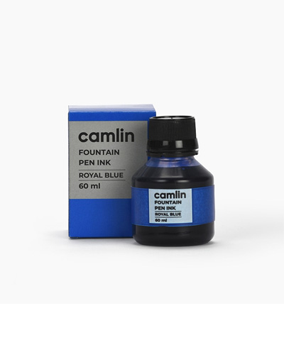 CAMLIN FOUNTAIN PEN INK ROYAL BLUE