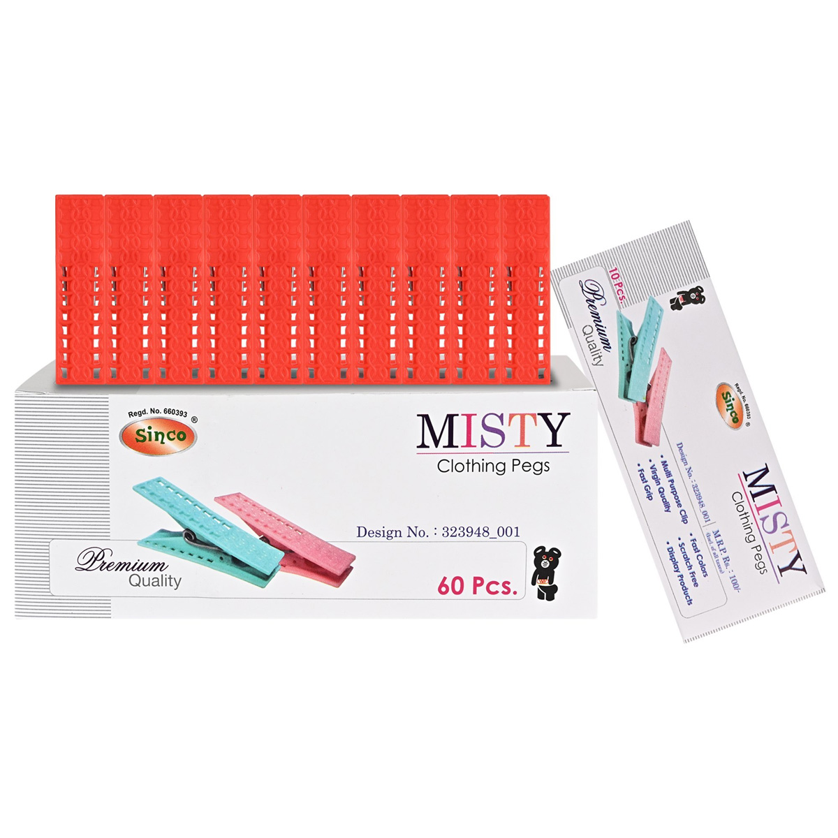 CLOTH CLIP MISTY