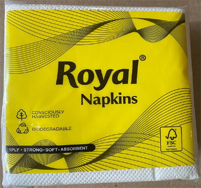 ROYAL NAPKINS TISSUE PAPERS