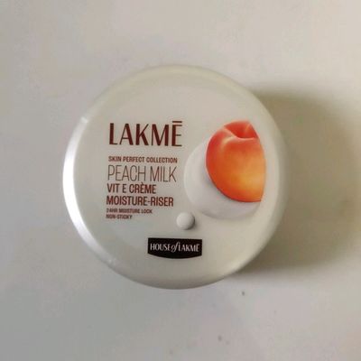 LAKME PEACH MILK VIT E CREME  MOISTURE _RISER