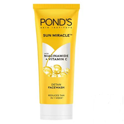 PONDS SUN MIRACLE WITH NIACINAMIDE +VITAMIN C FACEWASH