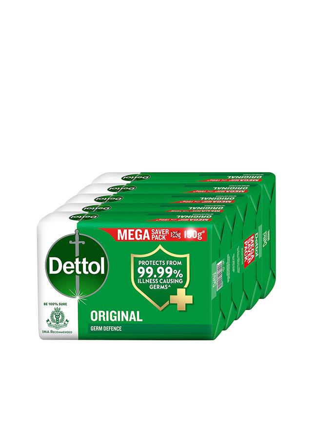 DETTOL ORIGINAL SOAP SET (100G* 5 UNITS)