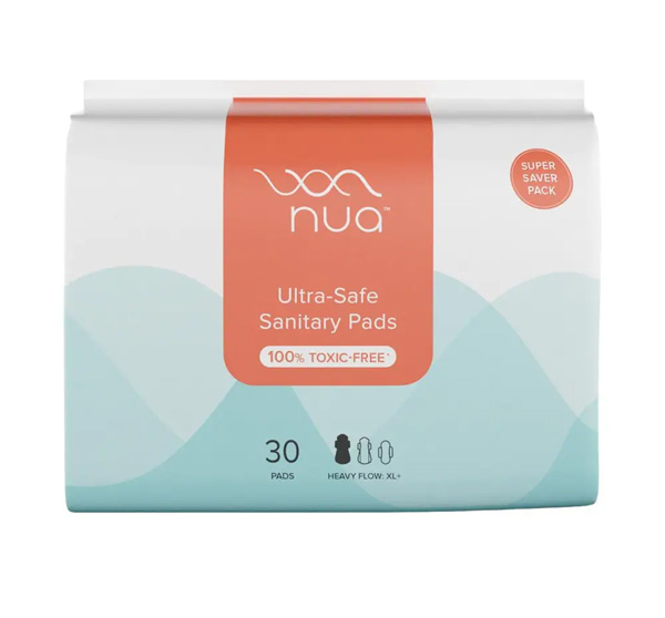 NUA SANITARY PADS XL+ 30 PADS