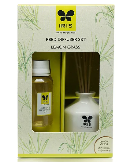 IRIS REED DIFFUSER SET  _LEMON GRASS