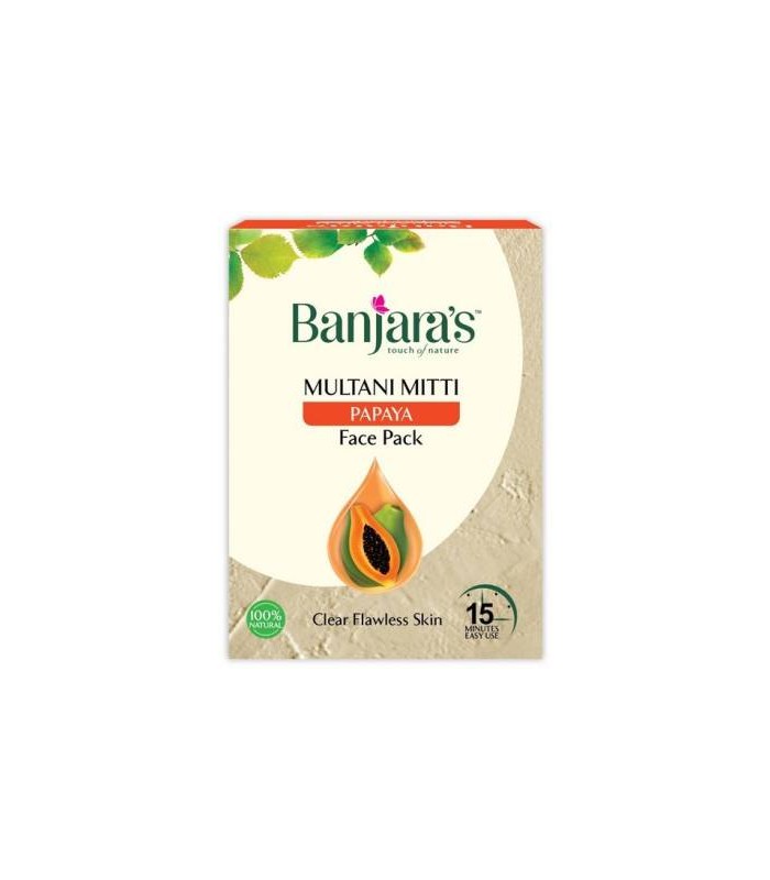 BANJARAS MULTANI MITTI PAPAYA FACE PACK