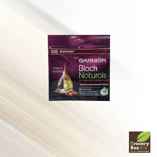 GARNIER BLACK NATURALS 3.16 BURGUNDY HAIR COLOUR