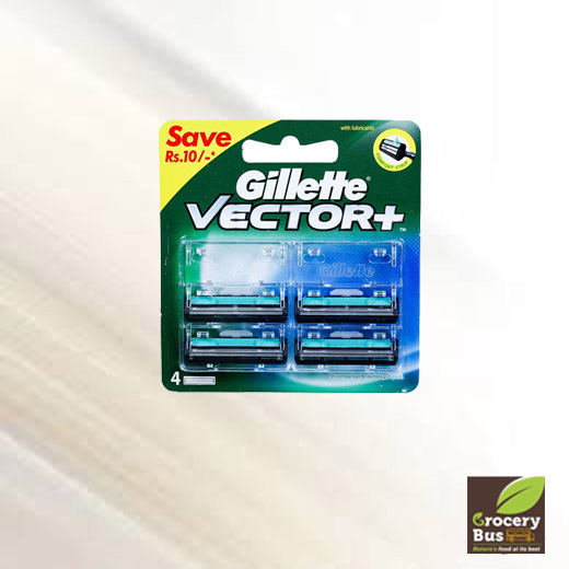 GILLETE VECTOR + 4 CATRIDGES