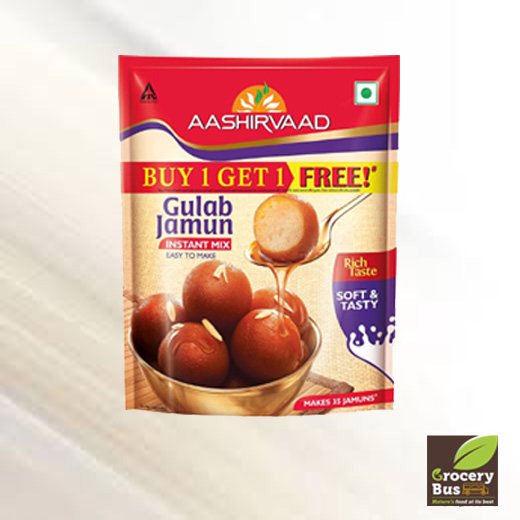 AASHIRVAAD GULAB JAMUN  INSTANT MIX BUY 1 GET 1 FREE