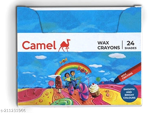 CAMEL WAX CRAYONS _24 SHADES 