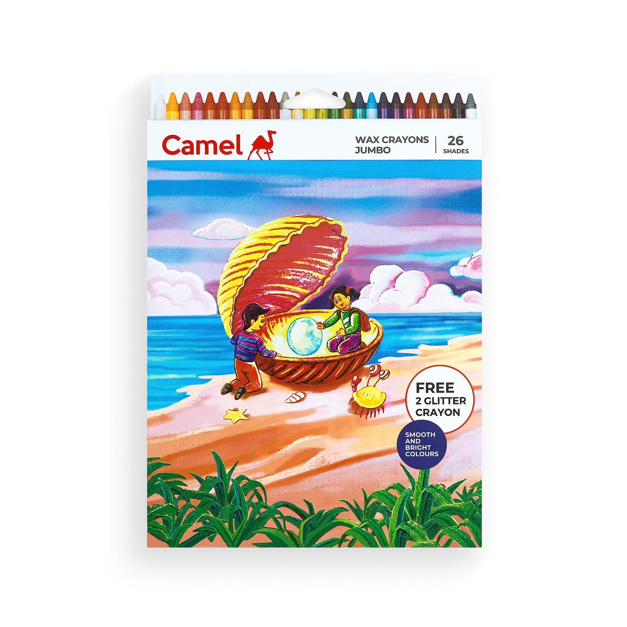 CAMEL WAX CRAYONS JUMBO _26 SHADES