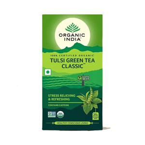 ORGANIC INDIA TULSI GREEN TEA CLASSIC