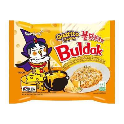 SAMYANG BULDAK QUATTRO CHEESE HOT CHICKEN FLAVOUR