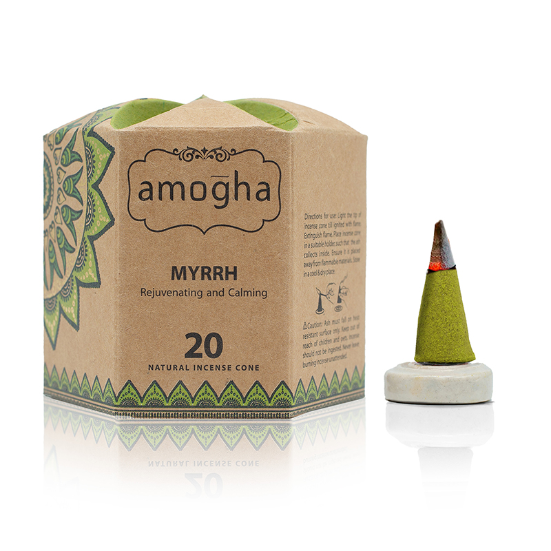 AMOGHA INCENSE CONE _MYRRH