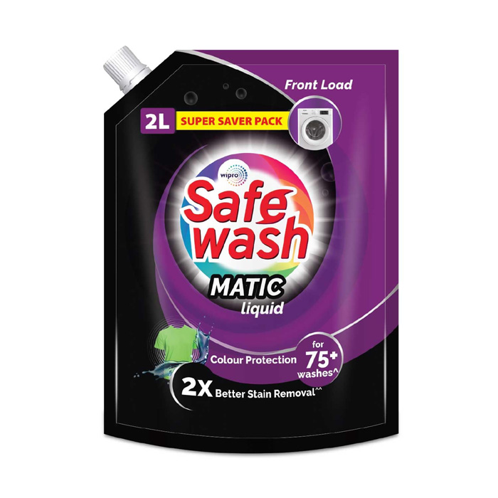 SAFE WASH MATIC FRONT LOAD LIQUID 2L POUCH