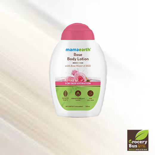 MAMA EARTH ROSE BODY LOTION 