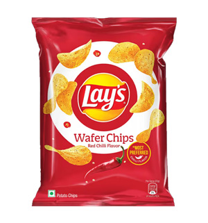 LAYS WAFER CHIPS RED CHILLI FLAVOUR