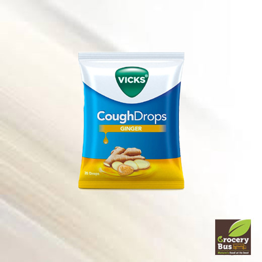 VICKS COUGH DROPS GINGER