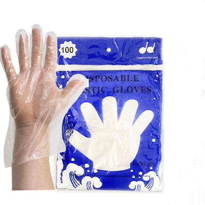 IRIS DISPOSABLE PLASTIC GLOVES